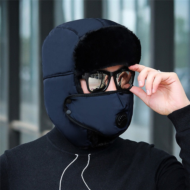 Winter Arctic 3 in 1 Unisex Hat with Breathable and Detachable Mouth Covering