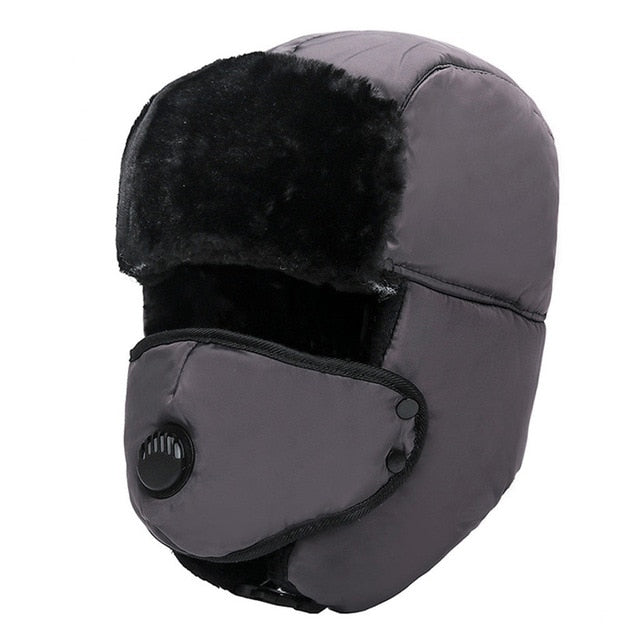 Winter Arctic 3 in 1 Unisex Hat with Breathable and Detachable Mouth Covering