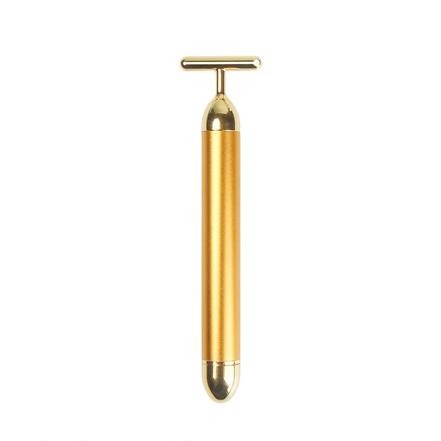 24k Gold Vibrating Facial Massage Roller