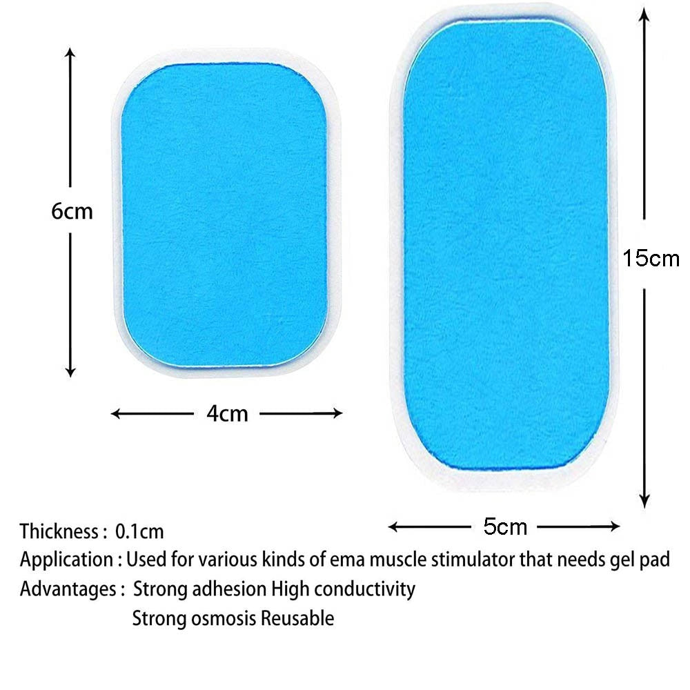 14Pcs Gel Pads for EMS Abdominal ABS Belt
