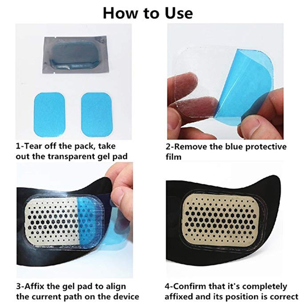 14Pcs Gel Pads for EMS Abdominal ABS Belt