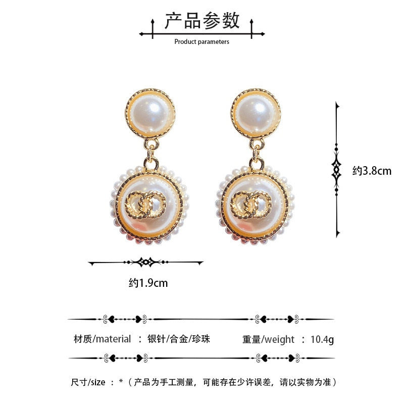 Crystal Diamante Dangle Drop Earrings