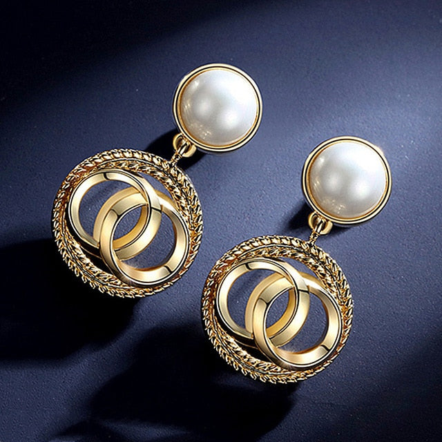 Crystal Diamante Dangle Drop Earrings