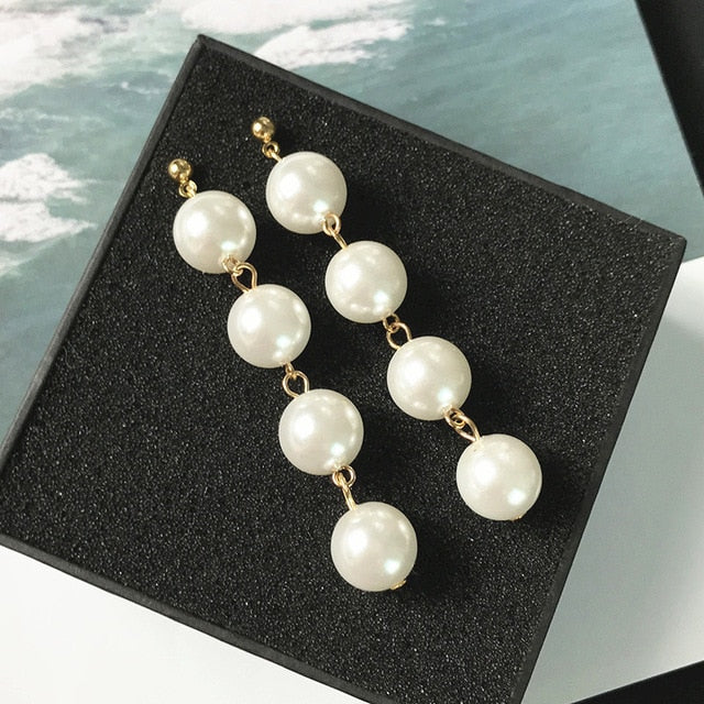 Crystal Diamante Dangle Drop Earrings