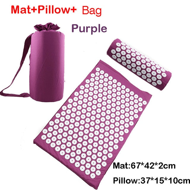 AcuYoga Massage Mat + Pillow