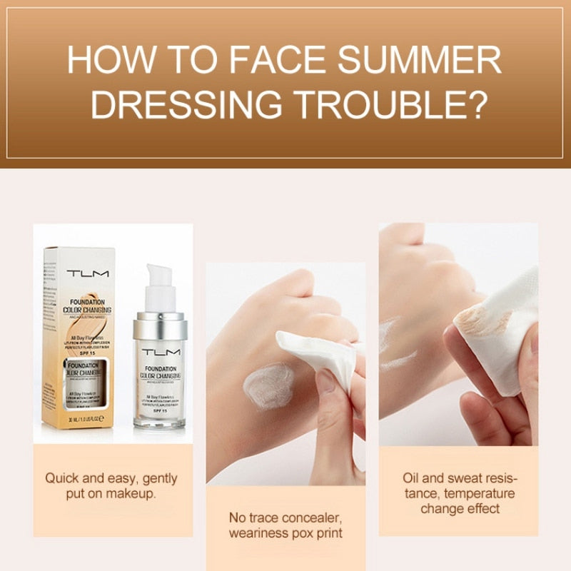 Color Changing Liquid Foundation