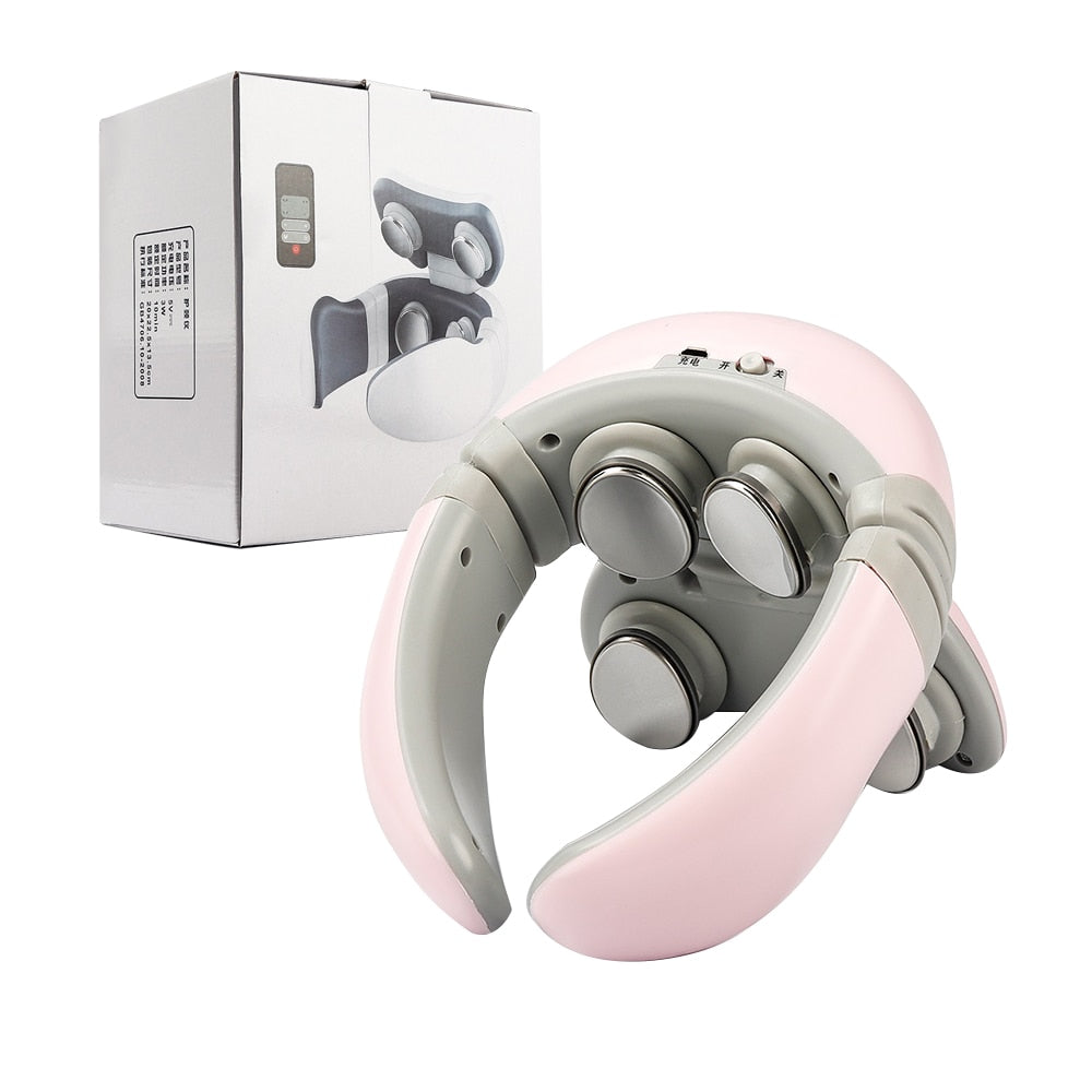 4D Magnetic  Neck Shoulder Massager with Remote Control