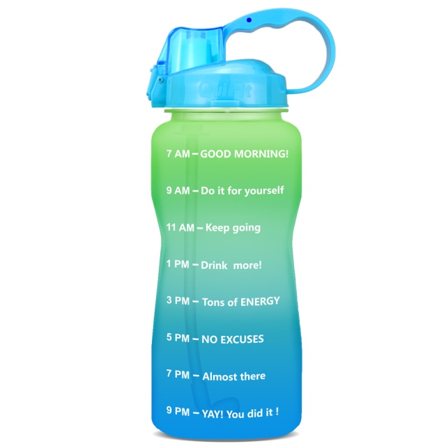 QuiFit Motivational Water Bottle