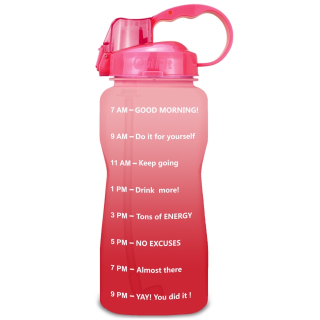 QuiFit Motivational Water Bottle