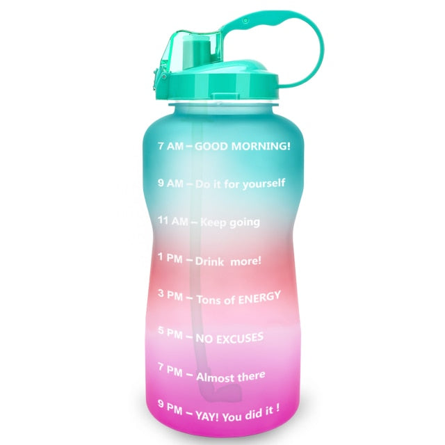 QuiFit Motivational Water Bottle