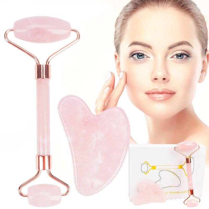 Natural Jade Face Massager Set