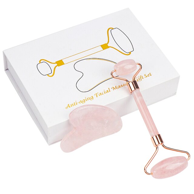Natural Jade Face Massager Set