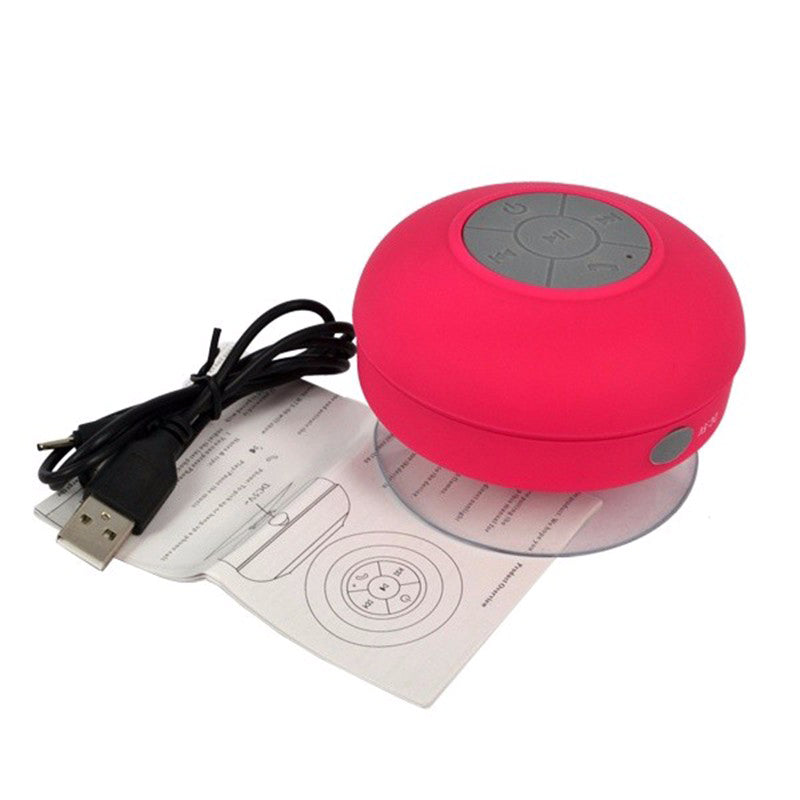 Mini Portable Wireless Waterproof Bluetooth Shower Speaker Receive Calls & Plays Music