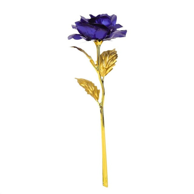 24k Gold Foil Plated Single Rose