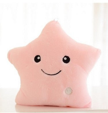 Led Luminous Soft Plush Star Shape Pillows