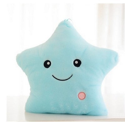 Led Luminous Soft Plush Star Shape Pillows