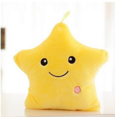 Led Luminous Soft Plush Star Shape Pillows