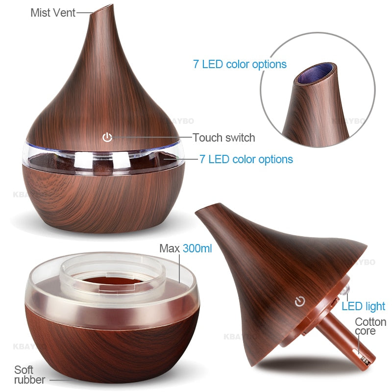 Ultrasonic Colour LED Air Humidifier