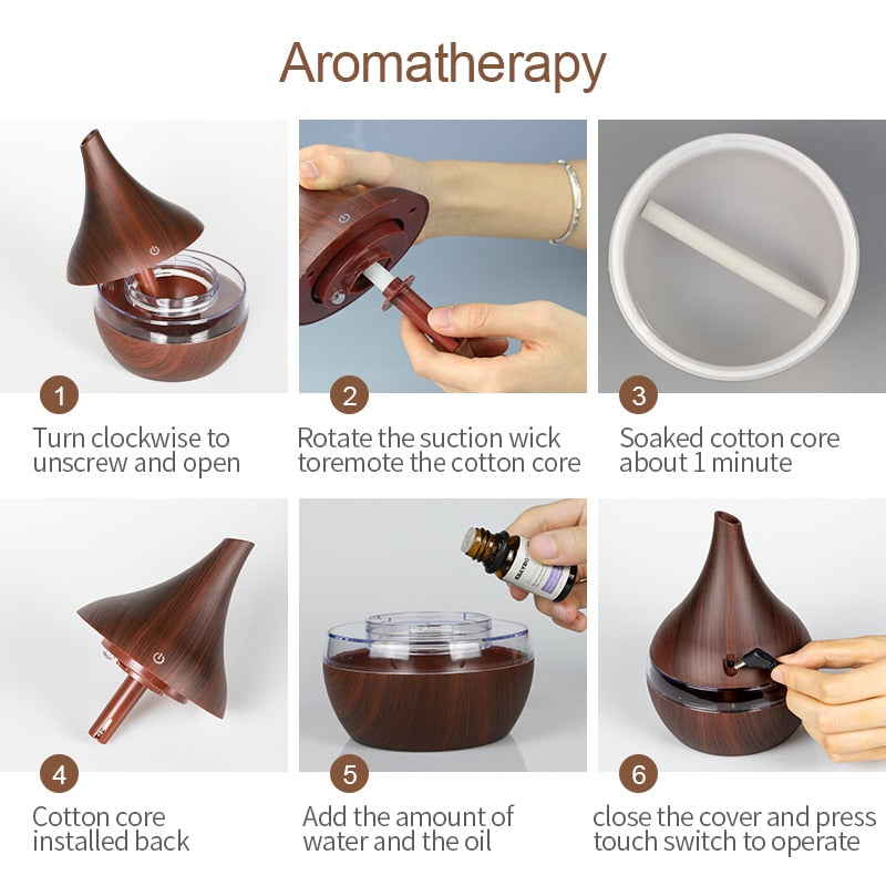 Ultrasonic Colour LED Air Humidifier