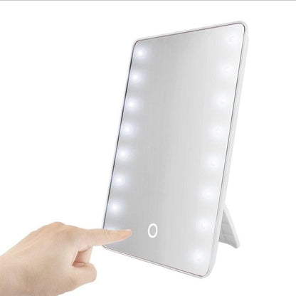 Makeup Mirror with 16 LEDs with Touch Control Dimmer