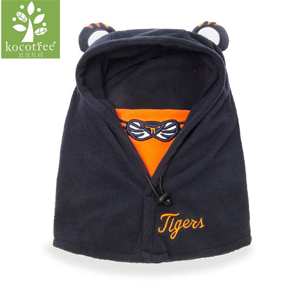 Kids Character Beanie With Mouth Cover
