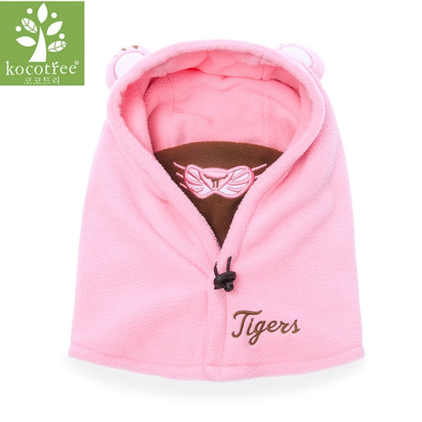 Kids Character Beanie With Mouth Cover