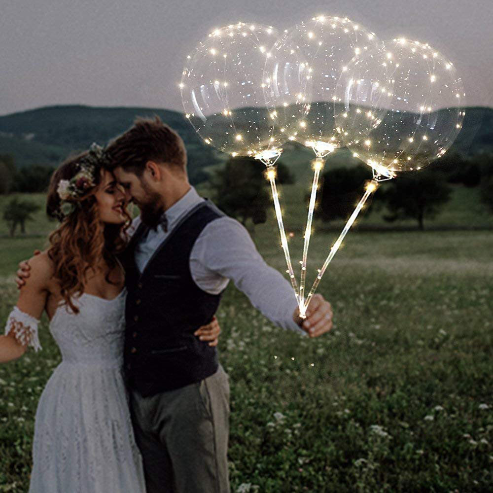 Reusable Luminous Transparent LED Balloons