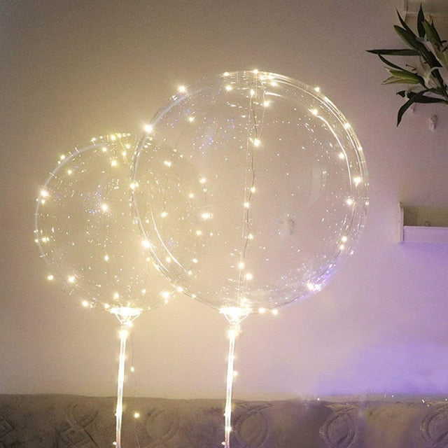 Reusable Luminous Transparent LED Balloons
