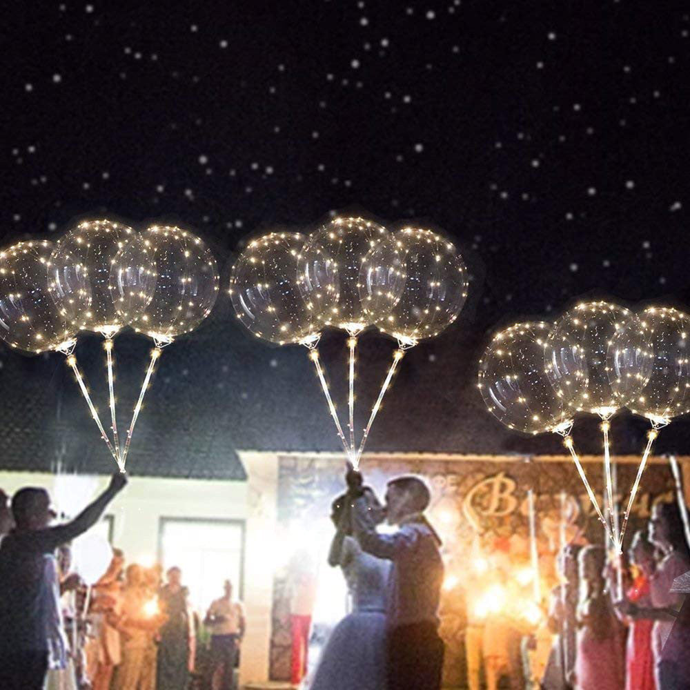 Reusable Luminous Transparent LED Balloons