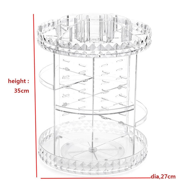 360 Degree Rotation Makeup Organiser