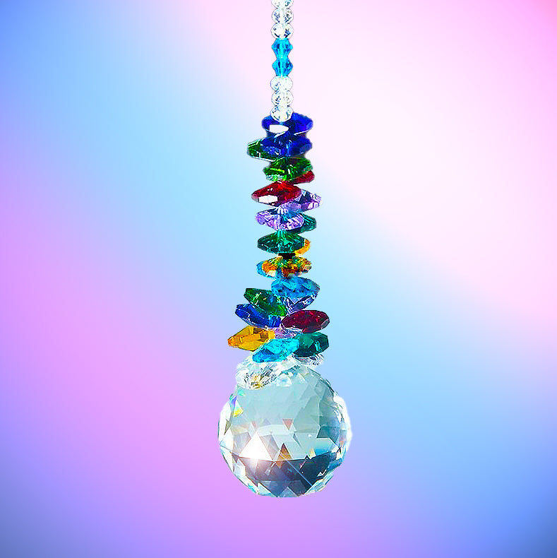 Chakra Crystal Sun Catcher