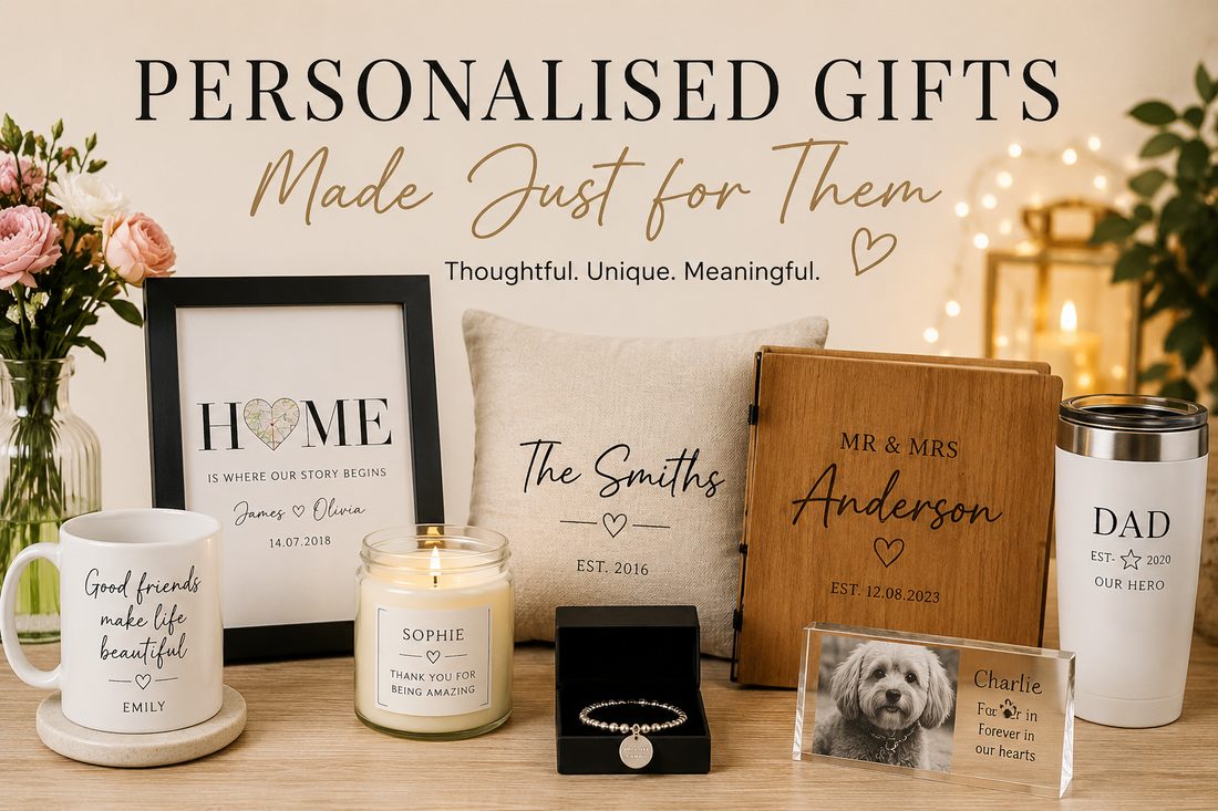 Personalised Gifts UK: Unique Gifts Made Just for Them