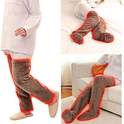 Over Knee High Plush Footless Long Socks / Leg Warmers