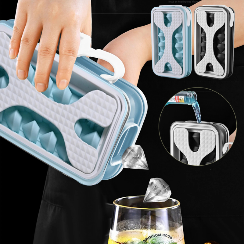 2in1 Portable Silicone Ice Ball Mold Maker / Water Bottle