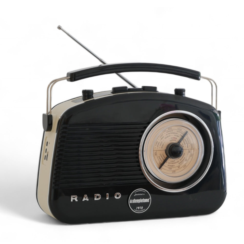 Classic Retro Radio BRIGHTON BT With Bluetooth Built-In Speaker