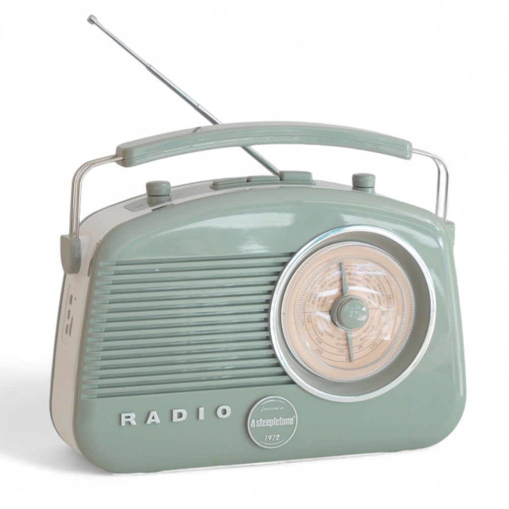 Classic Retro Radio BRIGHTON BT With Bluetooth Built-In Speaker