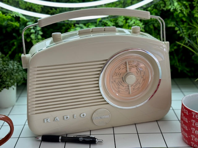 Classic Retro Radio BRIGHTON BT With Bluetooth Built-In Speaker