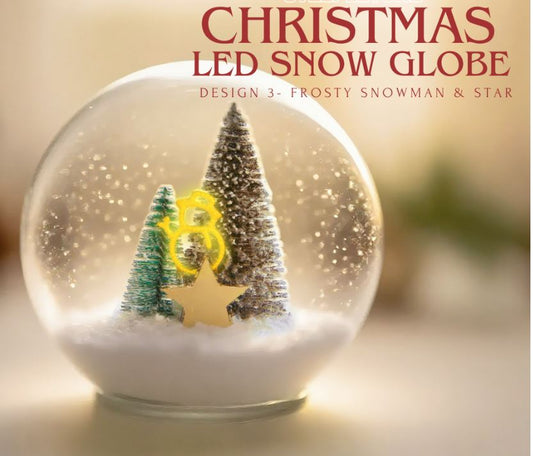 CHRISTMAS LED SNOW GLOBES