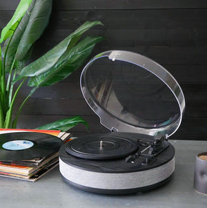 DISCGO -Bluetooth Streaming Round Record Player