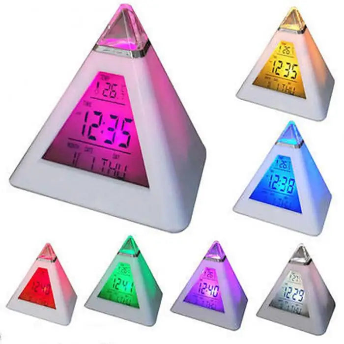 LED Colour Changing Digital Alarm Clock