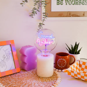LED Text Light Bulbs Lamps