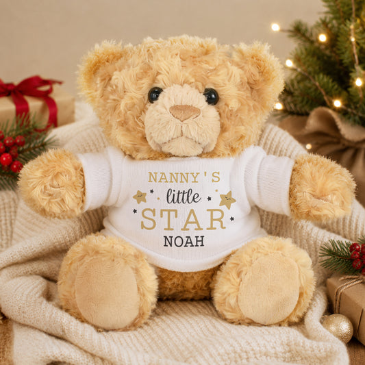 Personalised Little Star Teddy Bear