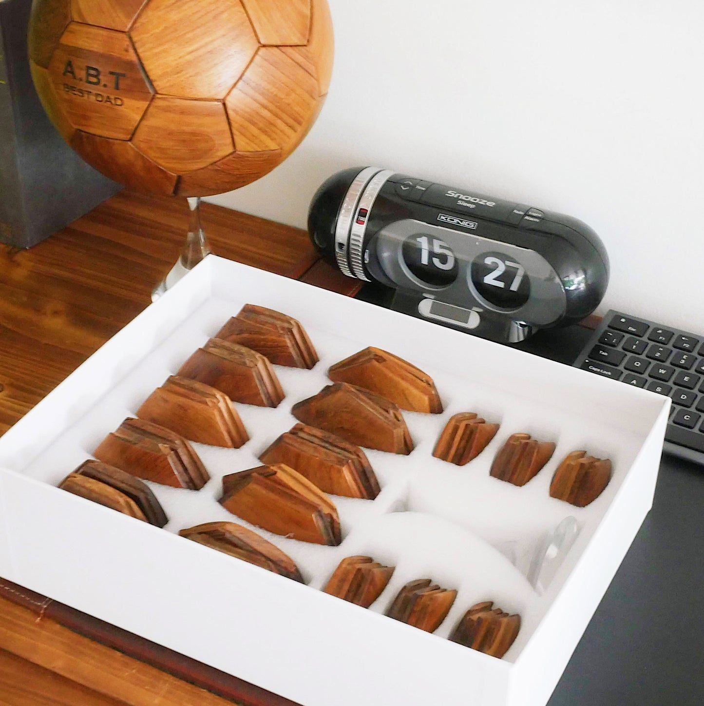 3D Personlised Wooden Football Puzzle