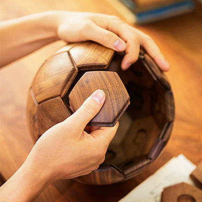 3D Personlised Wooden Football Puzzle