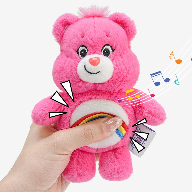 Carebears Rainbown Plush Keychain