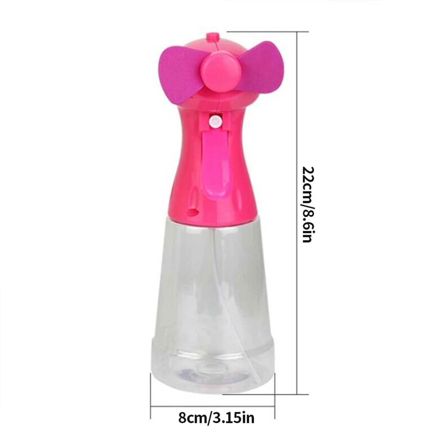 2 in 1 Portable Spray Bottle Fan