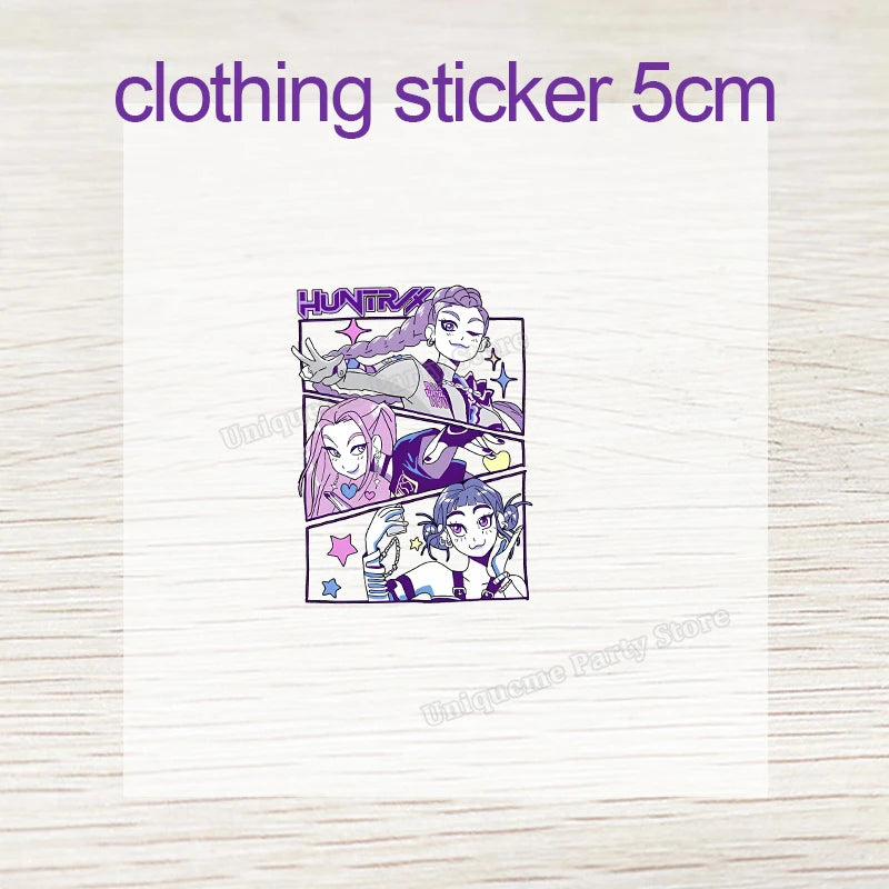 KPop Demon Hunters Kids Water Bottle with Straw