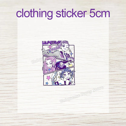 KPop Demon Hunters Kids Water Bottle with Straw