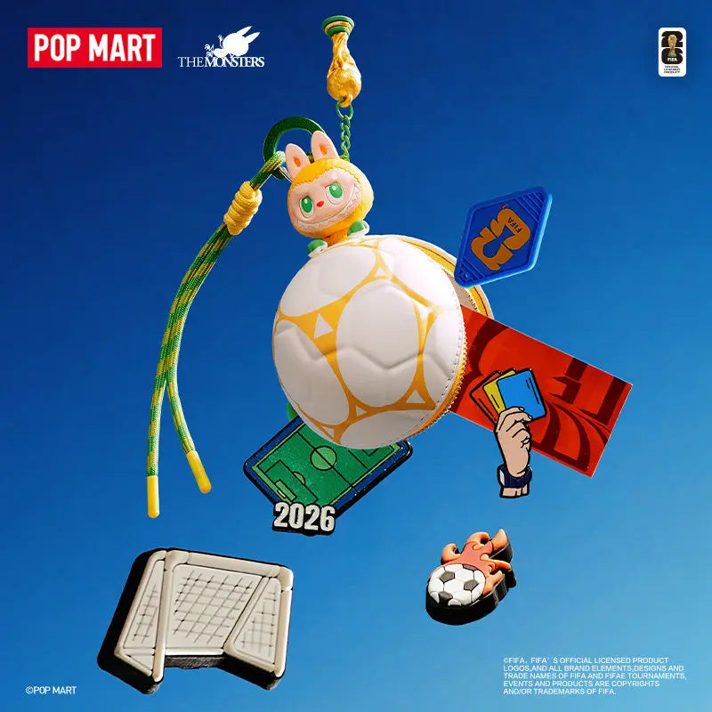 Labubu THE MONSTERS × FIFA Series Football Mini-kit Blind Box Pendant