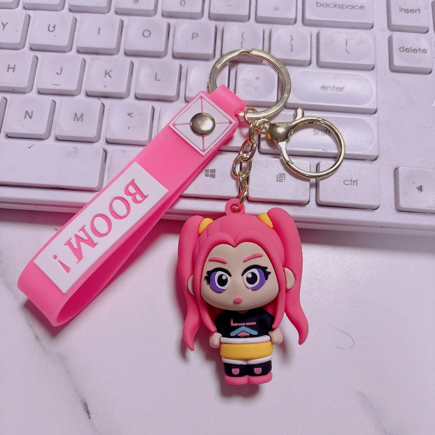 K-Pop Demon Hunters Anime Doll Keychain